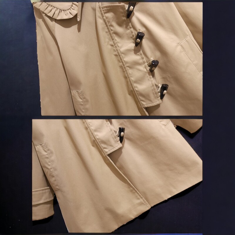 Dječje duge jakne za djevojčice Trenč kaputi Proljetna jesen Odjevne kombinacije Dječja gornja odjeća Odjeća za tinejdžere Kostimi 6 8 10 12 godina