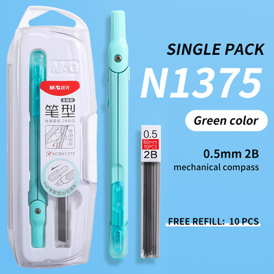 Busolă pentru școală M&G Articole de papetărie colorate Busolă de desen pentru studenți cu reumplere set de matematică pentru schiță Instrumente de desen Set de geometrie