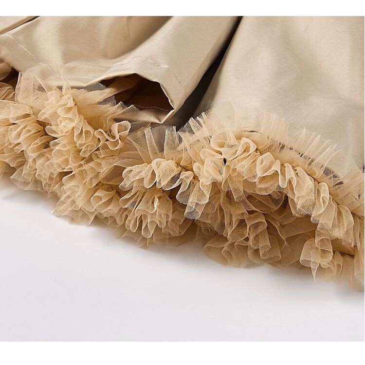 3–13-aastastele lastele mõeldud mantel Tüdrukutele Khakivärvi Kleit Joped Väikelapse Beebi Sügisrõivad Riietus Tüdrukutele Tuulejokk 7 8 9 10 11 12 13