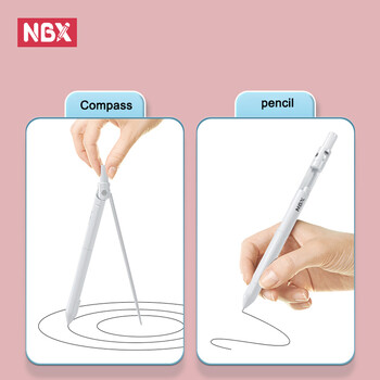 NBX Compass Pencil Σχολικές Πυξίδες Σχεδίασης Boussole Εργαλεία Μαθηματικής Γεωμετρίας Μηχανικά Μολύβι Σχεδίασης Σχολικών Προμηθειών