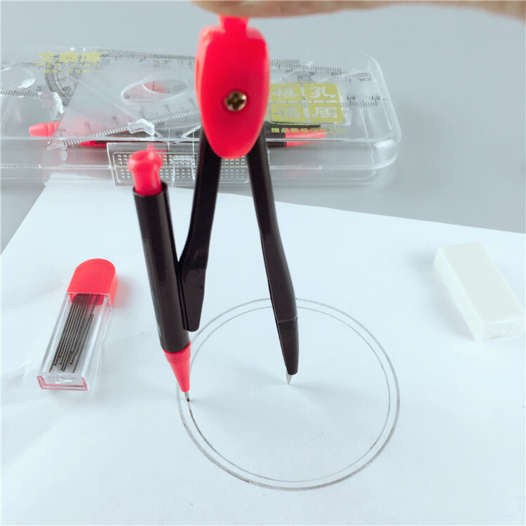 7 τμχ/σετ Απλή Στερεά Γεωμετρία Μοιρογνωμόνιο Σχέδιο Σχολική Γόμα Πυξίδες Σετ Μαθηματικός Χάρακας Γόμας για Μαθητές Σχολική Γραφική ύλη