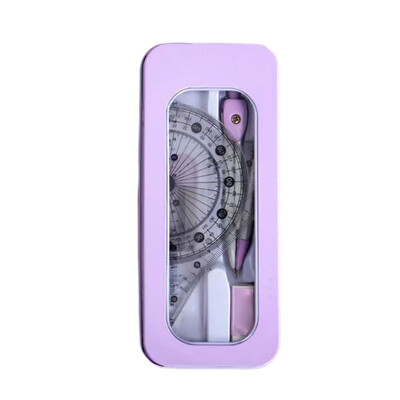 Set de geometrie pentru costum de busolă cu rigle/busole Set de instrumente de matematică precise pentru elevi, multifuncțional profesional, pentru studenți