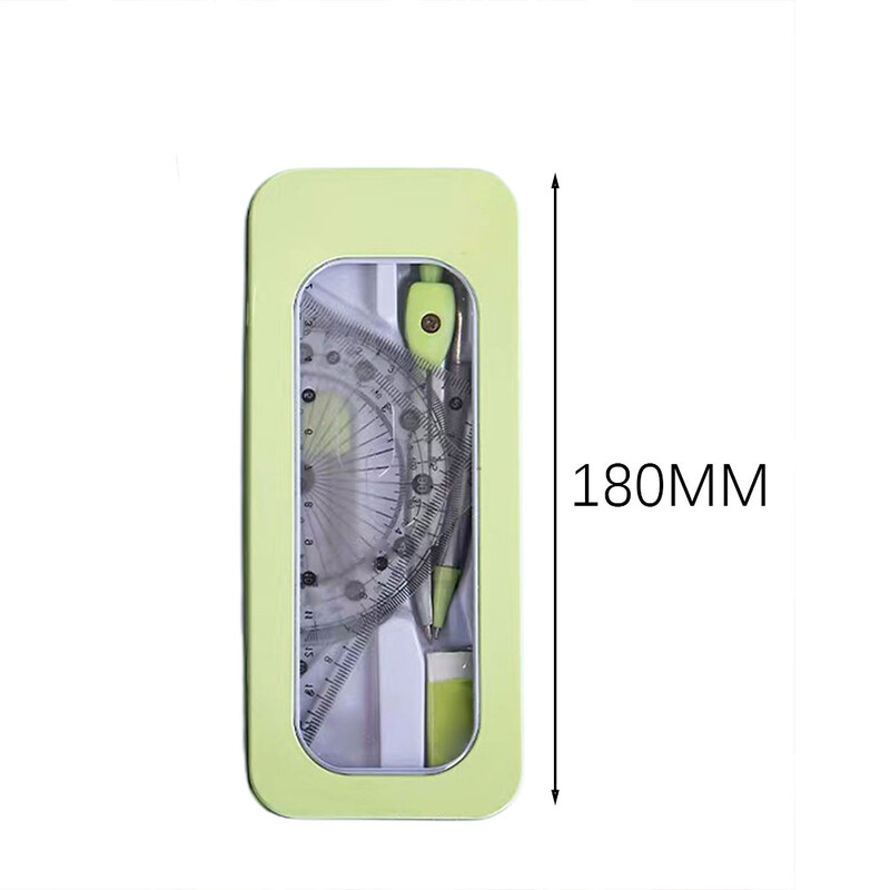 Set de geometrie pentru costum de busolă cu rigle/busole Set de instrumente de matematică precise pentru elevi, multifuncțional profesional, pentru studenți
