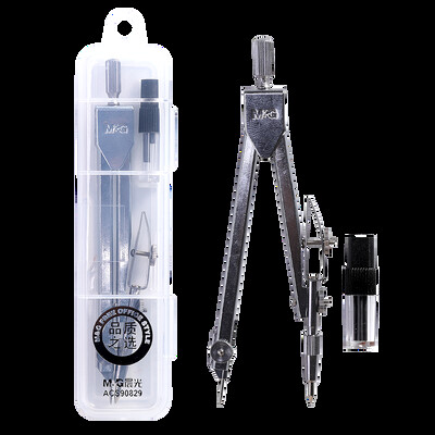 M&G ανοξείδωτη πυξίδα Πολυλειτουργική μεταλλική σχεδίαση Εργαλείο σχεδίασης μαθηματικών κύκλων γεωμετρίας Ανθεκτικά σχολικά είδη γραφικής ύλης