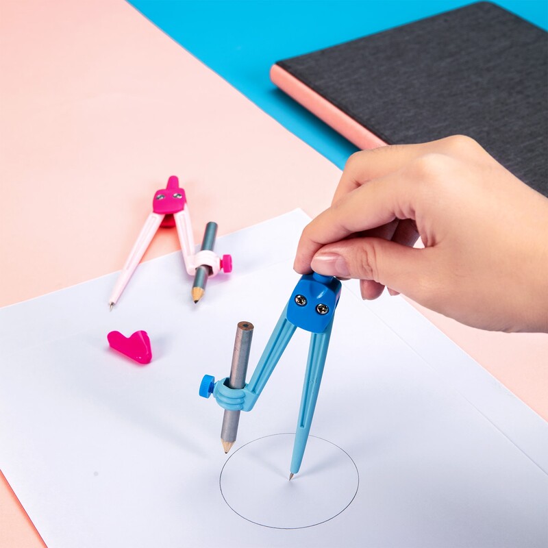 Deli kompassi matemaatilise geomeetria tööriist ringjoonistustööriist Professionaalne laste kompassi joonistuskomplekt õpilaste tarvikud