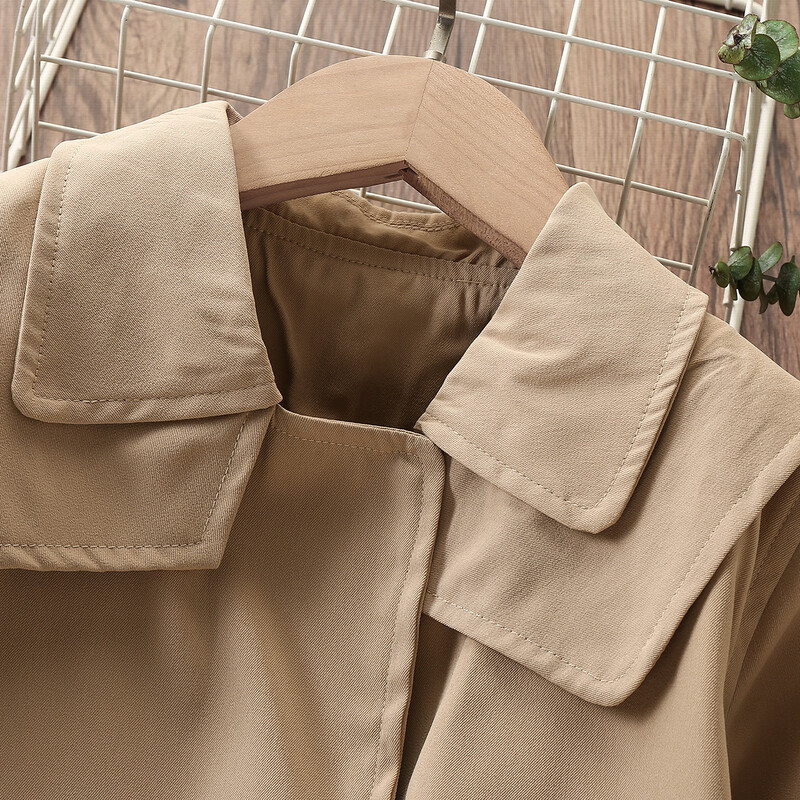 Laste pikad jakid tüdrukutele Mantlid kevadsügis beebid lasteriided teismelistele tuuletõkkekostüümid trenšmantel 4 6 8 10 12 aastat