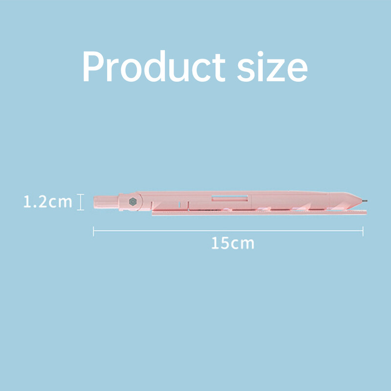 Profesionāls kompass ar mehānisko zīmuli Matemātikas ģeometrijas zīmēšanas rīki Piederumi studentiem Skolotājiem Dizaineriem Strādniekiem