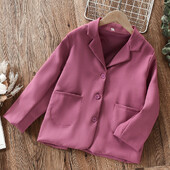 Παιδικά σακάκια για κορίτσια Καμπαρντόνια Σχολικά Preppy Φθινοπωρινά Μπουφάν Ρούχα Παιδικά Ρούχα για Εφήβους Κοστούμια 6 8 10 12 ετών