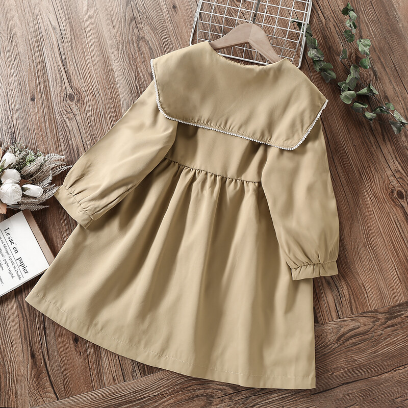 Laste Trench-mantlid tüdrukutele Joped Kool Preppy Kevad-Sügisrõivad Lasteriided Teismelistele Kostüümid 6 8 10 12 aastat