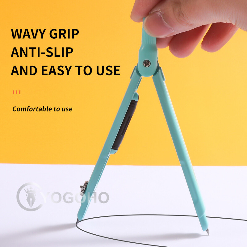 M&G pildspalvas formas metāla kompasa ģeometrijas komplekts ar mehānisko zīmuļa precizitātes kompasa slēdzeni, izturīgs skolas un lidmašīnu precizitātei