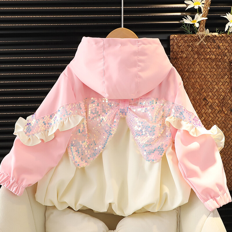 Детско дантелено яке за момичета Тренчкоти Пролет Есенни тоалети Детски връхни дрехи Дрехи за тийнейджъри Костюми 6 8 10 12 години