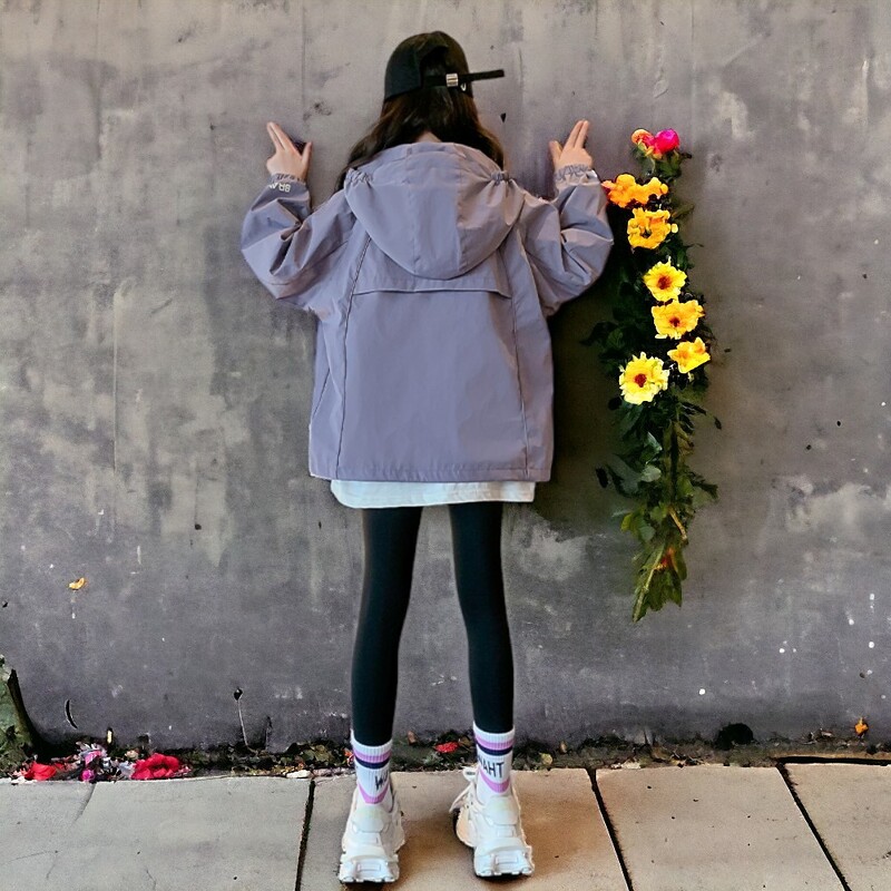 Beebi jakk tüdrukutele Mantlid Lasteriided Teismelistele Ruuduline Tuuletõkkekostüümid Koolitrenn 6 8 9 10 12 13 aastat