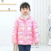 Tüdrukutele valge pardi sulejope Sügismood Spordiriided Laste Talvised Lasteriided Soojad sulemantlid 6 8 10 kuni 12 aastat