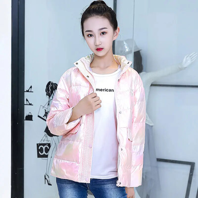 Tüdrukutele valge pardi sulejope Sügismood Spordiriided Laste Talvised Lasteriided Soojad sulemantlid 6 8 10 kuni 12 aastat