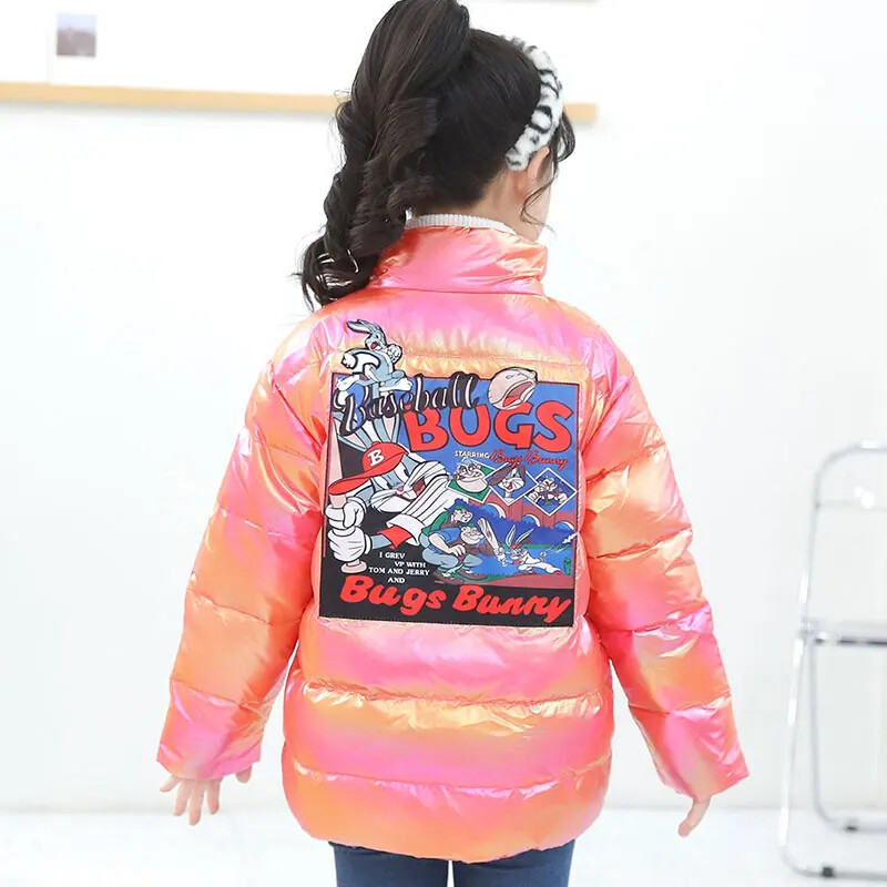 Tüdrukutele valge pardi sulejope Sügismood Spordiriided Laste Talvised Lasteriided Soojad sulemantlid 6 8 10 kuni 12 aastat