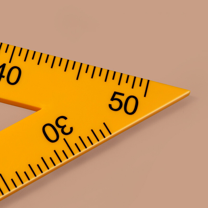 Mācību trīsstūra lineāls transportētājs kompass matemātikas zīmēšanas instrumenti skolotājiem izglītojoši rakstāmpiederumi 50/100 cm taisns lineāls