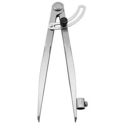 Πυξίδα 8 ιντσών 200mm Precision Wing Divider Scribe Tool με θήκη για μολύβι για γεωμετρία, ξύλο, μέταλλο και δέρμα
