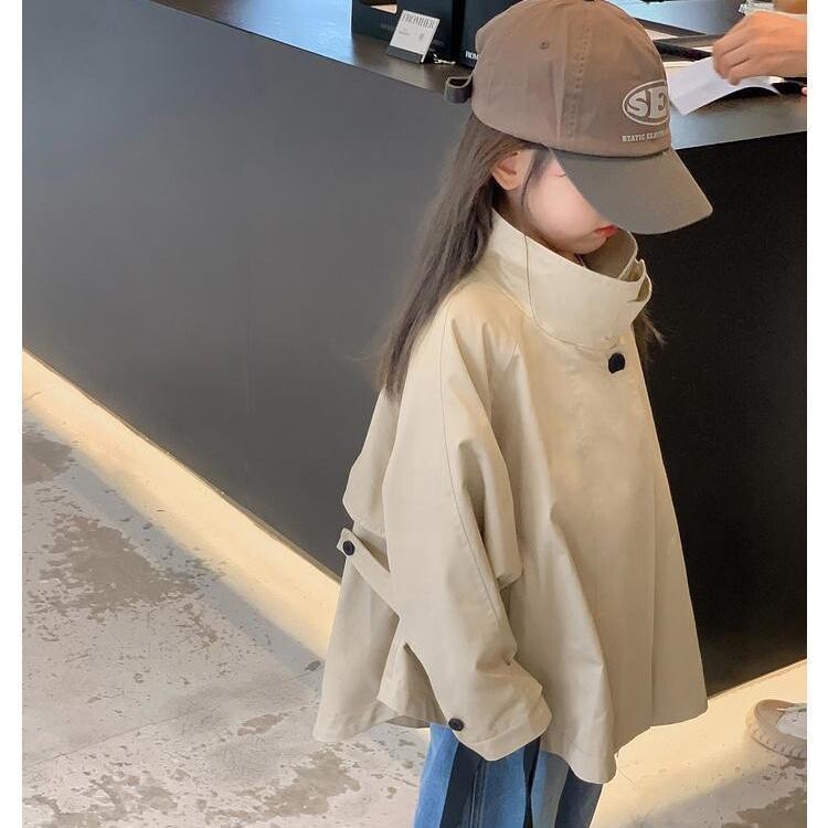 2024 Tüdrukute Joped Trench-mantlid Kevad-sügisrõivad Lastele Lastele Vabaajarõivad Tuuletõkkerõivad Ülerõivad