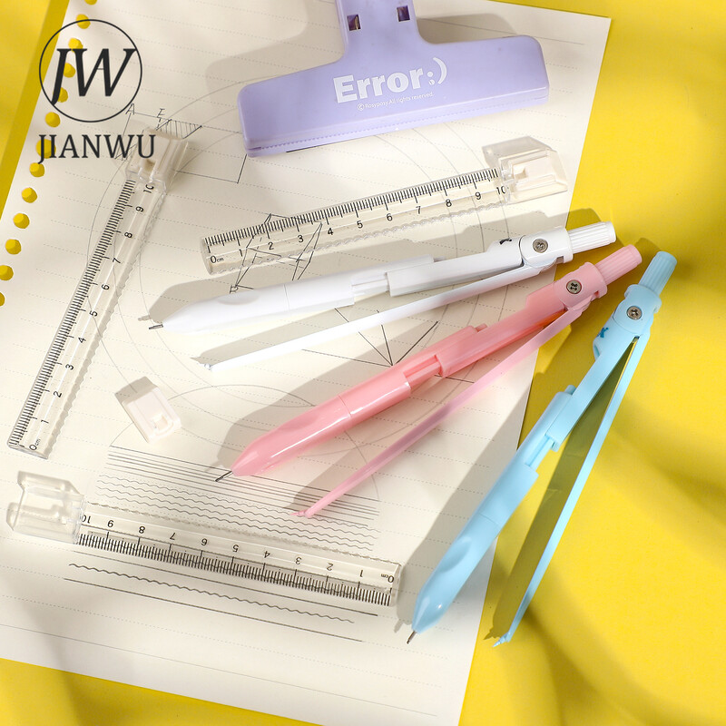 JIANWU multifunktsionaalne kompasspliiats 0,7 mm joonistusmõõteriistad Creative DIY Journal Õpilastarbed Kirjatarbed