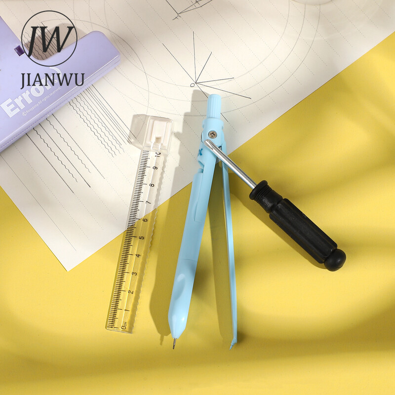 JIANWU multifunktsionaalne kompasspliiats 0,7 mm joonistusmõõteriistad Creative DIY Journal Õpilastarbed Kirjatarbed