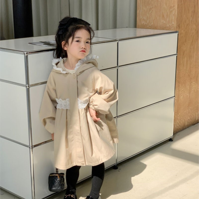 2024 talv Kevad sügis uus Beebid Tüdrukud Tuulejoped trentch Mantlid Joped parkad Mood Lapsed Lapsed Topid Riided Mantlid