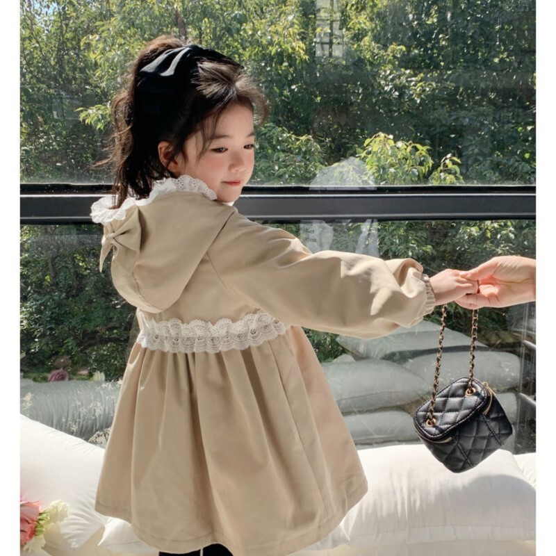 2024 talv Kevad sügis uus Beebid Tüdrukud Tuulejoped trentch Mantlid Joped parkad Mood Lapsed Lapsed Topid Riided Mantlid