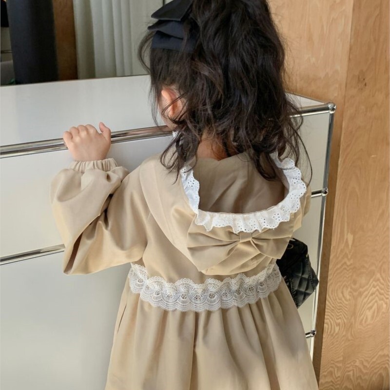 2024 talv Kevad sügis uus Beebid Tüdrukud Tuulejoped trentch Mantlid Joped parkad Mood Lapsed Lapsed Topid Riided Mantlid