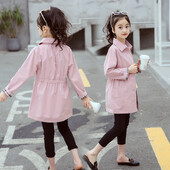 2023, primăvară, toamnă, fetițe, trenci, jachetă pentru fete, îmbrăcăminte, topuri, pentru copii, îmbrăcăminte de vânt pentru adolescenți, pentru 5-16 ani