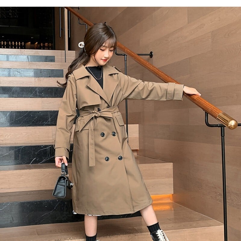 Jachete pentru fete haină îmbrăcăminte îmbrăcăminte din bumbac 2023 orbitor de primăvară toamnă poncho pentru copii mici Îmbrăcăminte pentru copii rezistentă la vânt