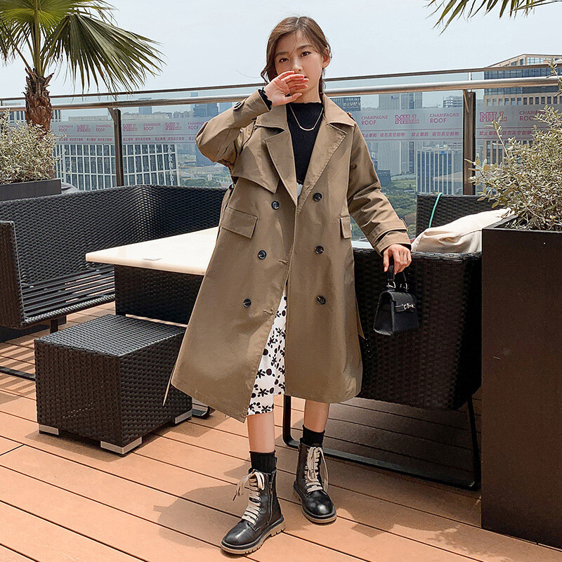 Jachete pentru fete haină îmbrăcăminte îmbrăcăminte din bumbac 2023 orbitor de primăvară toamnă poncho pentru copii mici Îmbrăcăminte pentru copii rezistentă la vânt