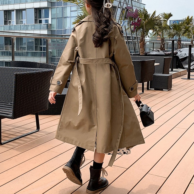 Jachete pentru fete haină îmbrăcăminte îmbrăcăminte din bumbac 2023 orbitor de primăvară toamnă poncho pentru copii mici Îmbrăcăminte pentru copii rezistentă la vânt