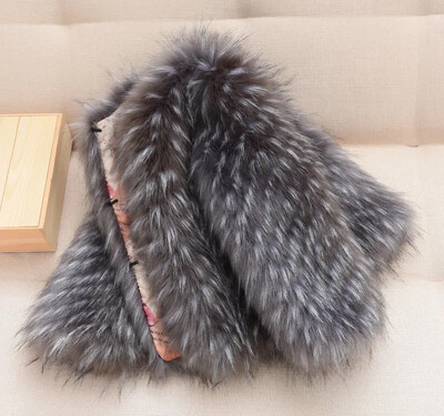 2023 Зимни дрехи за бебе момиче Детско ново палто Slim Fit Корейска имитация на кожа на куница Коса Памук с О-образно деколте Модно едноцветно топло