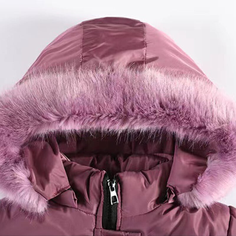 4 5 6 8 10 ani, iarnă, haină pentru fete, menține căldura, îngroșă, jachetă pentru copii, cu glugă, fermoar, guler de blană, îmbrăcăminte exterioară de prințesă, îmbrăcăminte pentru copii