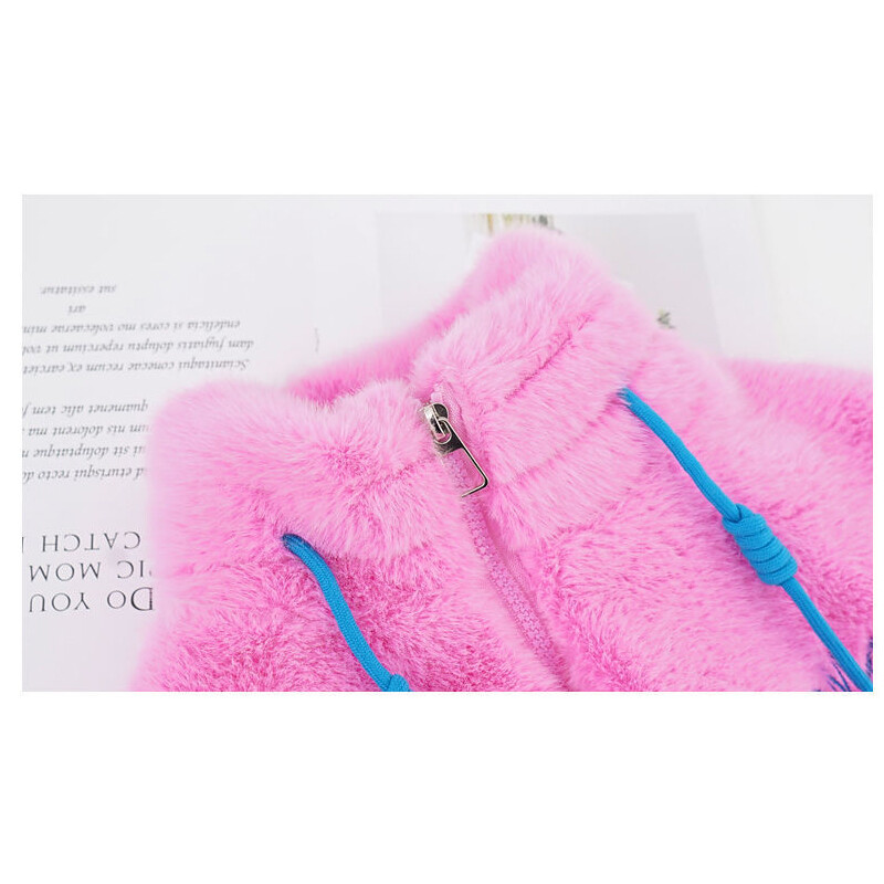 Nova zimska plišana zimska jakna za djevojčice Modna podstavljena podstava čuva toplinu Kaput s kapuljačom za djecu Dječji rođendanski poklon