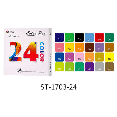 Миещи се масови маркери 12,24,36 живи цветове за всички възрасти, партита, класни стаи, маркери за деца, канцеларски материали за дома