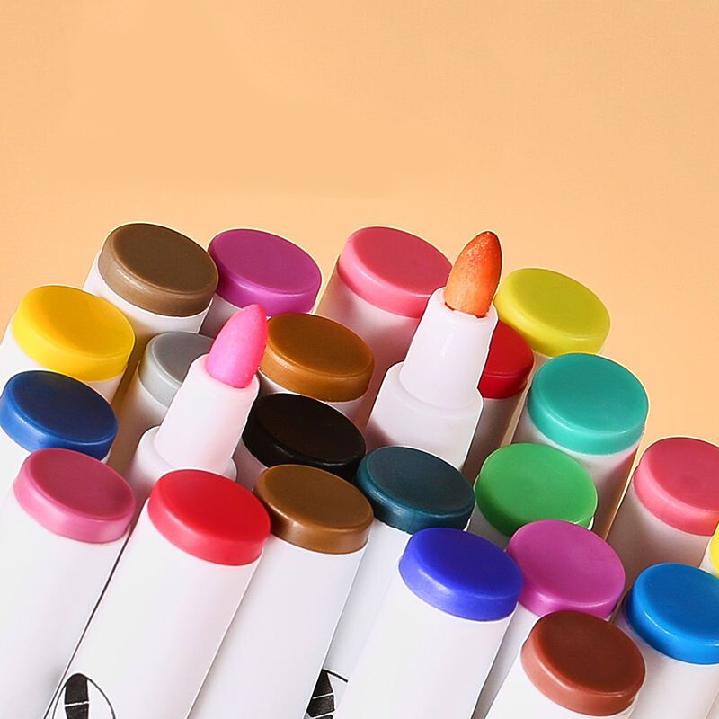 Миещи се масови маркери 12,24,36 живи цветове за всички възрасти, партита, класни стаи, маркери за деца, канцеларски материали за дома