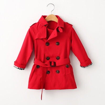2023, Trenci pentru copii, cu două piepturi, pentru fete, mediu și lung, pentru copii, ocazional, haină de toamnă 25