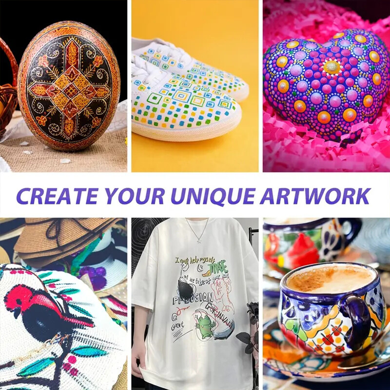 24/48 boja Set uljanih umjetničkih flomastera za crtanje, dvostrano skiciranje Uljni markeri s vrhom Graffiti Manga školski pribor za umjetnost