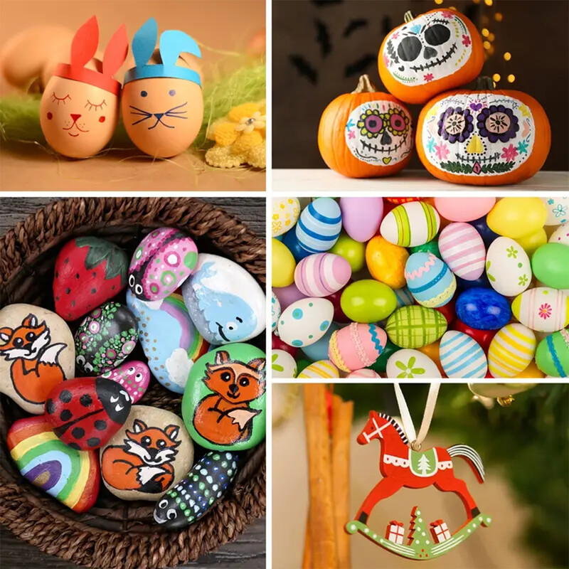 24/48 boja Set uljanih umjetničkih flomastera za crtanje, dvostrano skiciranje Uljni markeri s vrhom Graffiti Manga školski pribor za umjetnost