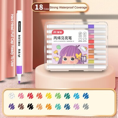 12/24/36/48/60 värvid kõva/pehme peaga läbipaistmatu värvikihiline värvimarkeri komplekt Korea kirjatarvete kooli kontoritarvete jaoks