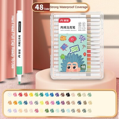 12/24/36/48/60 värvid kõva/pehme peaga läbipaistmatu värvikihiline värvimarkeri komplekt Korea kirjatarvete kooli kontoritarvete jaoks