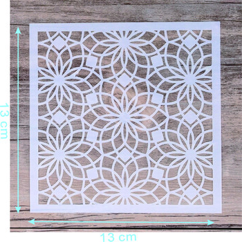 13 cm DIY Craft Layering Candy Stencil For Wall Painting Scrapbooking Stamping Album Διακοσμητικές χάρτινες κάρτες ανάγλυφου