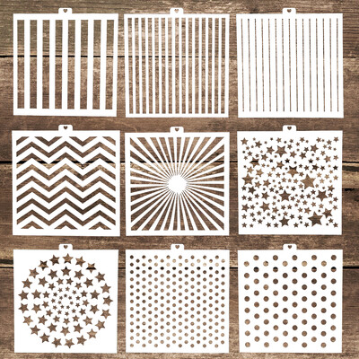 13 cm DIY Craft Layering Candy Stencil For Wall Painting Scrapbooking Stamping Album Διακοσμητικές χάρτινες κάρτες ανάγλυφου