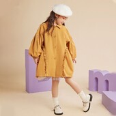 1-12 ani Rochii pentru copii mici Jachete pentru fete Trenci drăguț prințesă Îmbrăcăminte de toamnă pentru bebeluși Îmbrăcăminte pentru fete Blazer de vânt 5 6 7 8 9