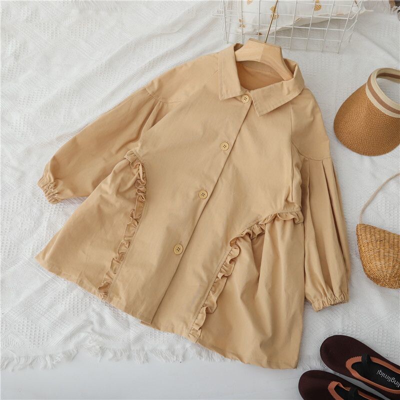 1-12 ani Rochii pentru copii mici Jachete pentru fete Trenci drăguț prințesă Îmbrăcăminte de toamnă pentru bebeluși Îmbrăcăminte pentru fete Blazer de vânt 5 6 7 8 9