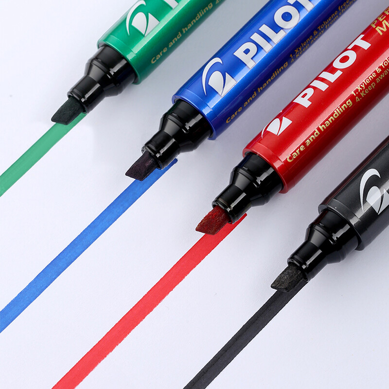 Pixuri marcatoare permanente PILOT din Japonia SCA-100/400 Ulei, stilou cu cap mare, rezistent la apă, pictură, Graffiti, papetărie artistică