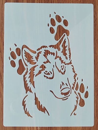 Πρότυπο αποκριών 21*29 εκατοστών για ζωγραφική γραφικών DIY στένσιλ Τοιχογραφίες Λεύκωμα χρωματισμού ανάγλυφο στένσιλ διακόσμησης άλμπουμ