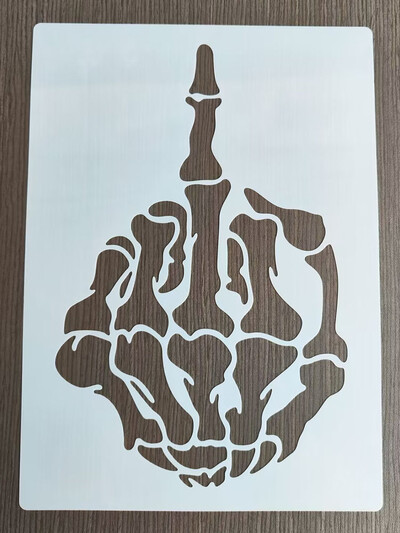 Πρότυπο αποκριών 21*29 εκατοστών για ζωγραφική γραφικών DIY στένσιλ Τοιχογραφίες Λεύκωμα χρωματισμού ανάγλυφο στένσιλ διακόσμησης άλμπουμ