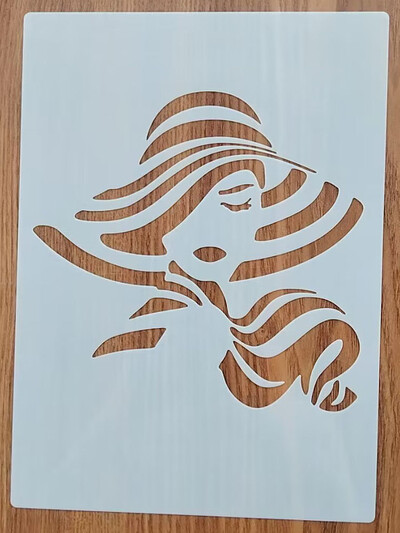 Πρότυπο αποκριών 21*29 εκατοστών για ζωγραφική γραφικών DIY στένσιλ Τοιχογραφίες Λεύκωμα χρωματισμού ανάγλυφο στένσιλ διακόσμησης άλμπουμ