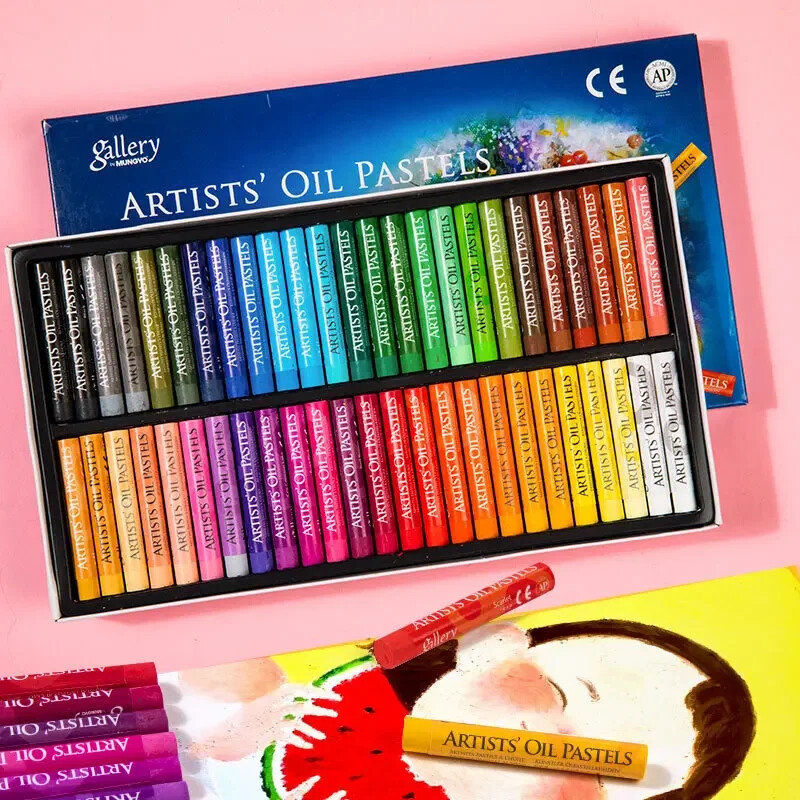 Set de pastel în ulei pentru artist, 12/25/48 de culori, baton de pictură în ulei, pentru copii, grădiniță, graffiti, desen, creion, materiale pentru pictură pentru studenți